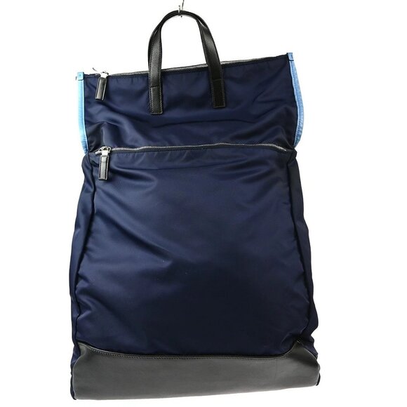 Prada Blue Nylon Backpack - Picture 1 of 9